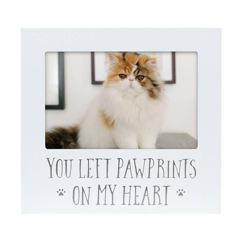 You Left Pawprints On My Heart Sentiment Frame