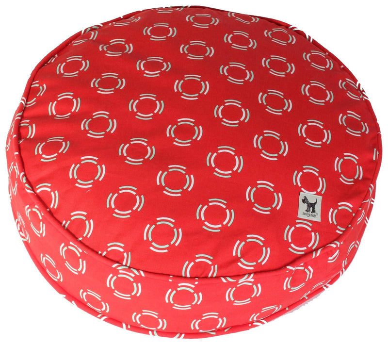 Lady in Red Round Dog Duvets