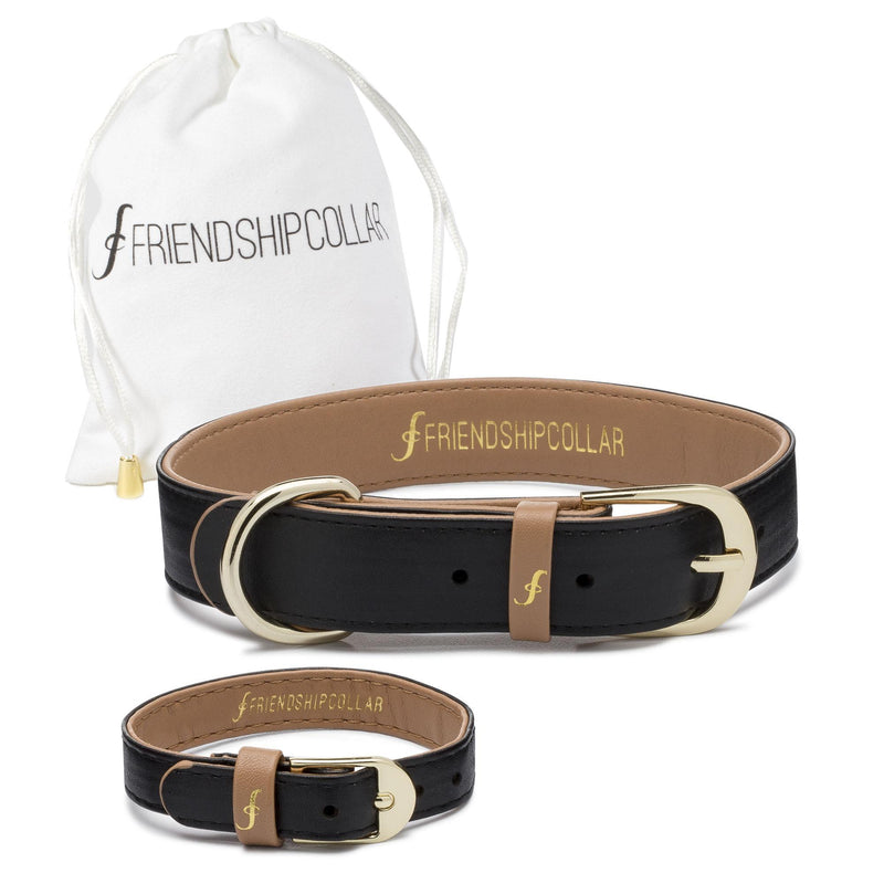 Friendship Collar-The Classic Pup: Jet Black