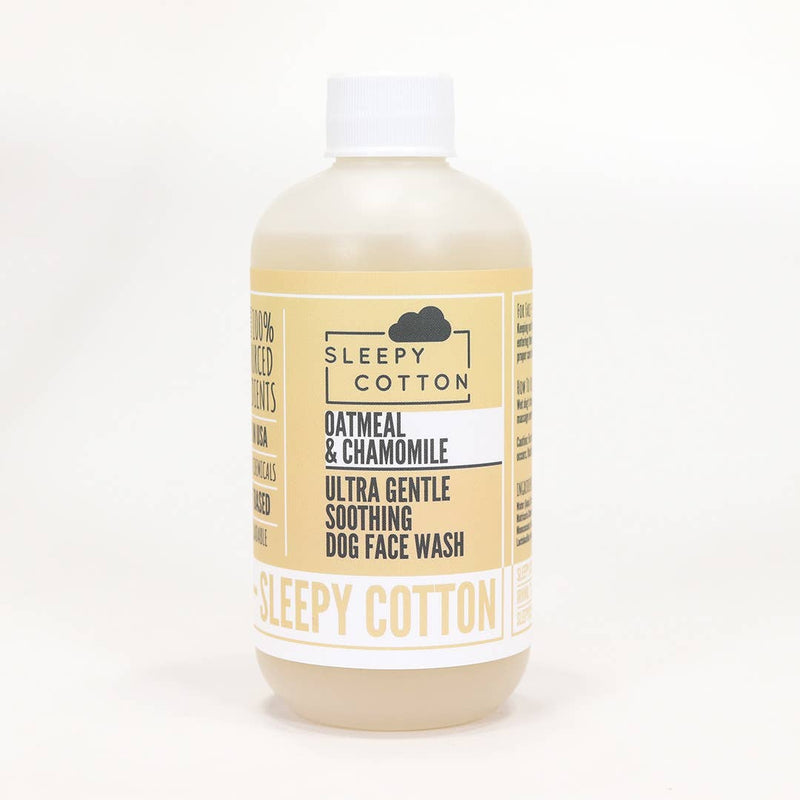 Sleepy Cotton - Ultra Gentle Soothing Dog Face Wash - Oatmeal - 8 OZ